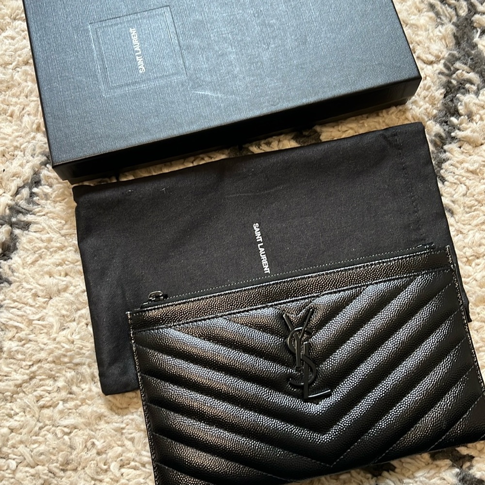 YSL Mono Pouche Wallet